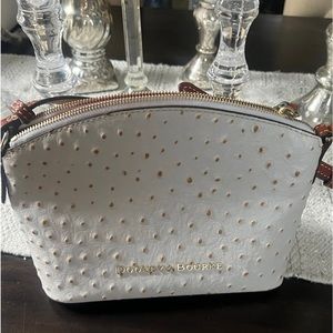 Dooney and Bourke genuine leather crossbody bag,ostrich